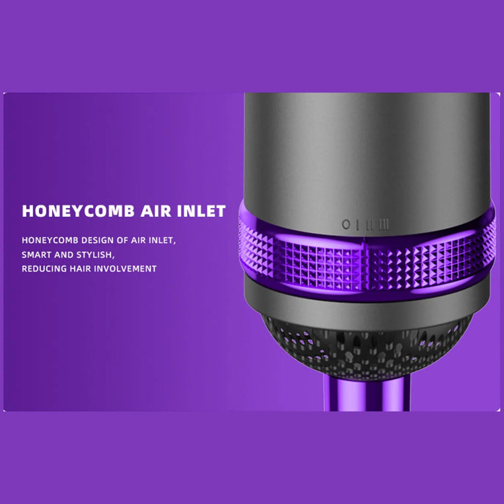 6 in 1 Hair Dryer Brush,Detachable Multi-Head Blow Dryer, 57℃ No Heat Damage Hair Volumizer,One-Step Hot Air Brush for Straightening,Curling,Drying,Multifunctional Hair Dryer Styling Tool