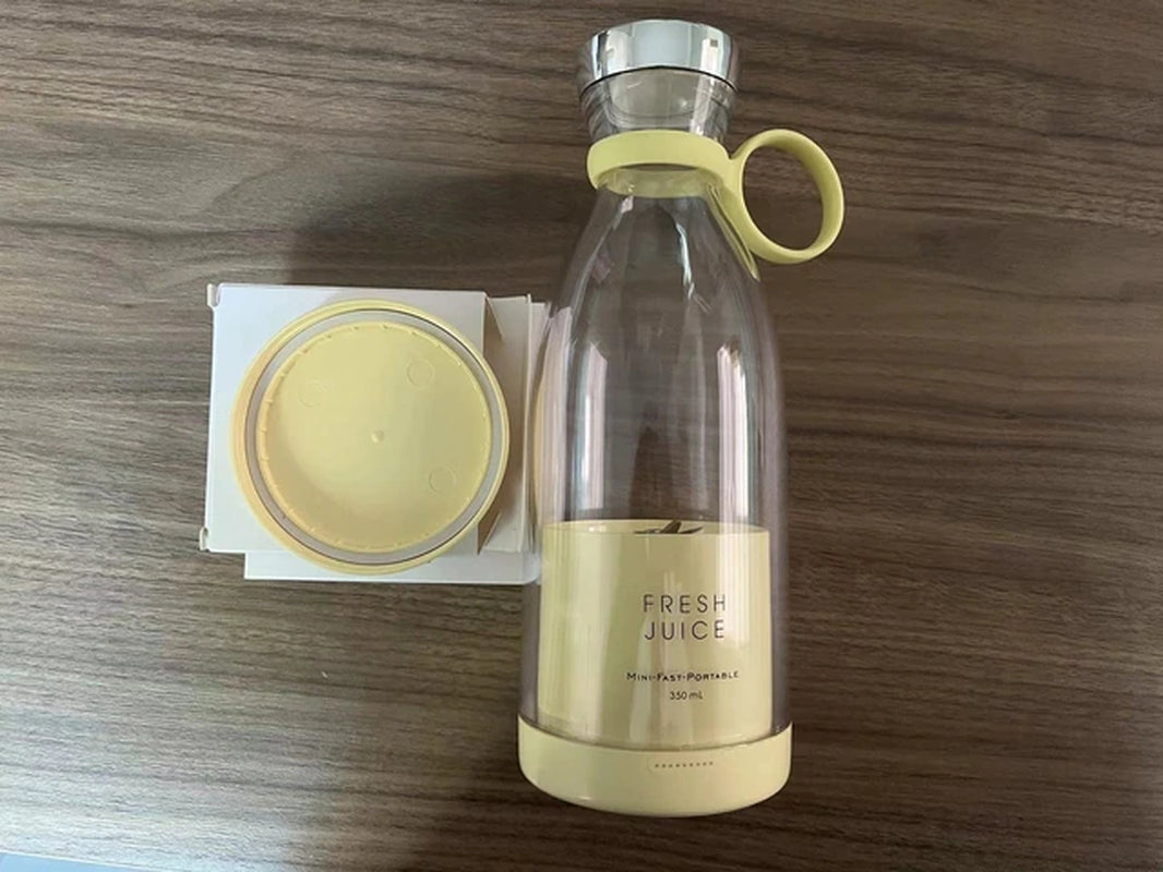 Portable USB Mini Blender & Juicer Cup – 350 ml Rechargeable Smoothie Maker with 4‑Blade Stainless Steel, Personal Milkshake & Juice Extractor (various colors/Specs)