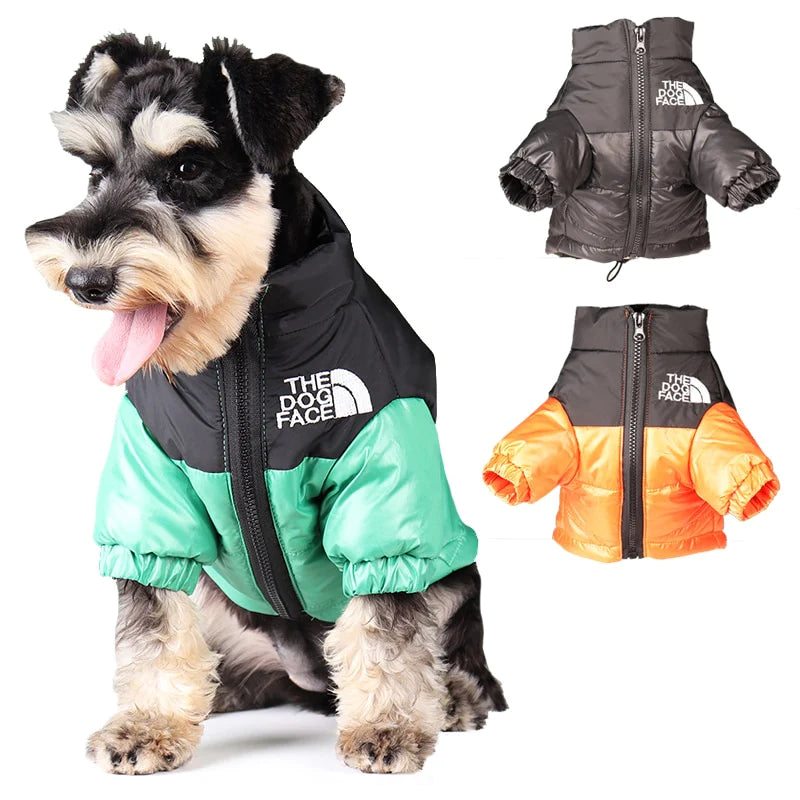 Winter Dog Jacket – Warm Windproof Pet Coat for Small, Medium & Large Dogs, Reflective Outdoor Puppy Puffer Jacket